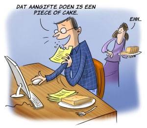 Aangifte doen, a piece of cake